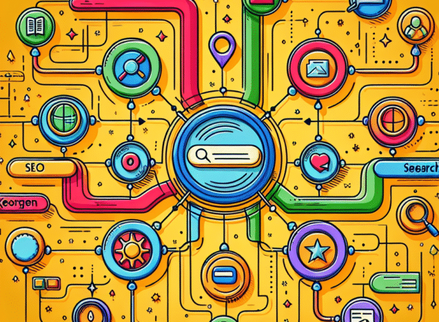 Diagrama de palabras clave y su relación con el SEO