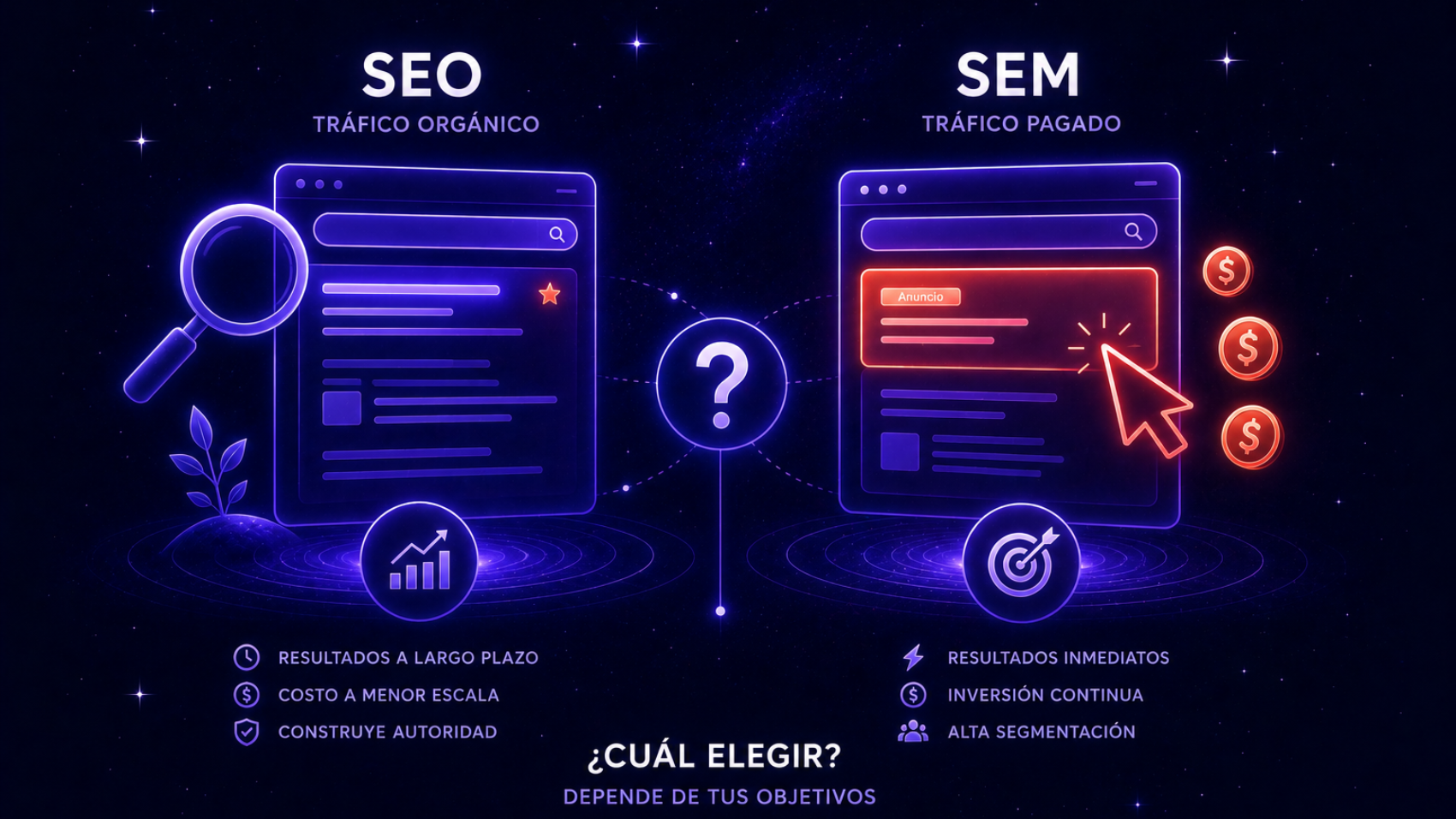 que es seo y sem, su principal diferencia y como usarlos