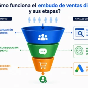 cómo funciona el embudo de ventas digital