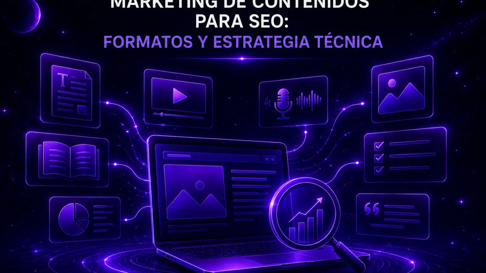 Marketing de contenidos para SEO: Formatos y estrategia técnica