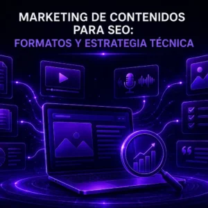 Marketing de contenidos para SEO: Formatos y estrategia técnica