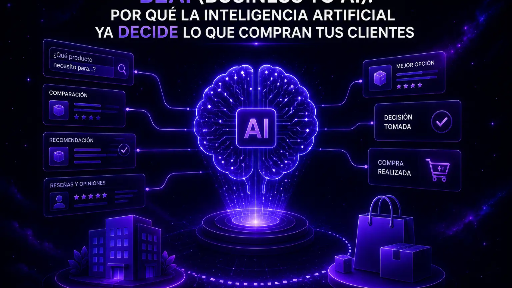 B2AI (Business to AI): Por qué la Inteligencia Artificial ya decide lo que compran tus clientes