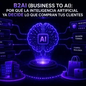 B2AI (Business to AI): Por qué la Inteligencia Artificial ya decide lo que compran tus clientes