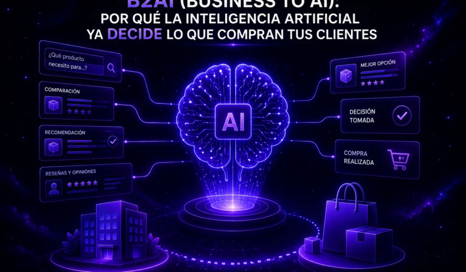 B2AI (Business to AI): Por qué la Inteligencia Artificial ya decide lo que compran tus clientes