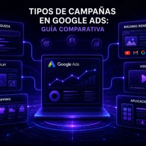 Tipos de campañas en Google Ads Guía comparativa