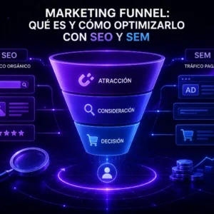marketing funnel atracción consideración y decisión